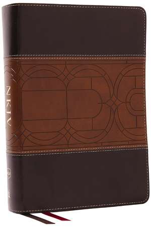 NKJV Study Bible, Leathersoft, Brown, Full-Color, Comfort Print: The Complete Resource for Studying God’s Word de Thomas Nelson