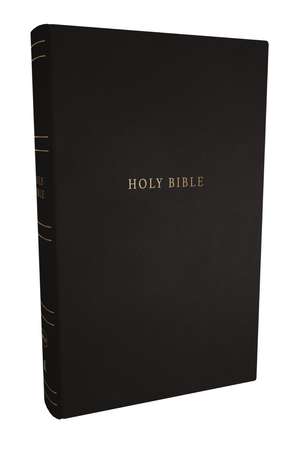 NKJV Personal Size Large Print Bible with 43,000 Cross References, Black Hardcover, Red Letter, Comfort Print de Thomas Nelson