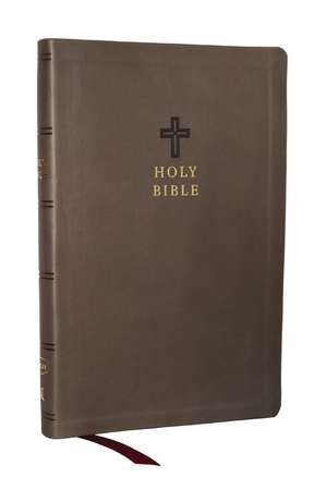 KJV Holy Bible, Value Ultra Thinline, Charcoal Leathersoft, Red Letter, Comfort Print de Thomas Nelson