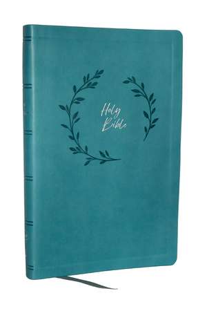 NKJV Holy Bible, Value Ultra Thinline, Teal Leathersoft, Red Letter, Comfort Print de Thomas Nelson