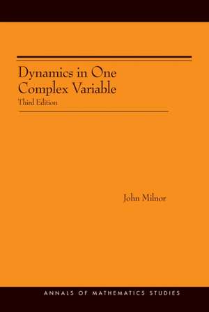 Dynamics in One Complex Variable de John Milnor