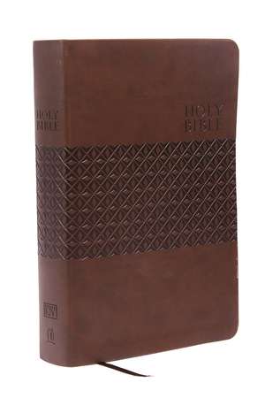 KJV Study Bible, Large Print, Leathersoft, Brown, Red Letter: Second Edition de Thomas Nelson