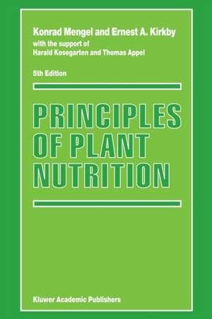 Principles of Plant Nutrition de Harald Kosegarten