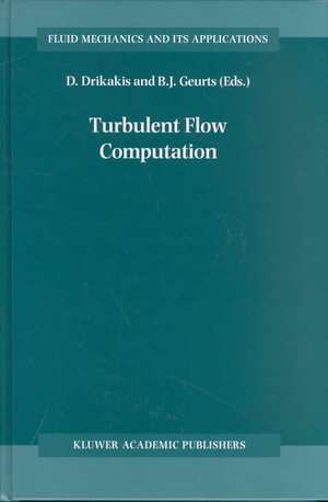 Turbulent Flow Computation de D. Drikakis