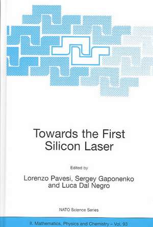 Towards the First Silicon Laser de Lorenzo Pavesi