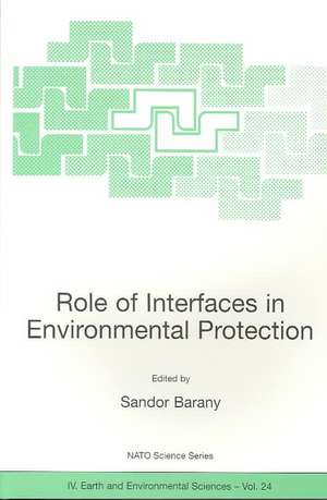 Role of Interfaces in Environmental Protection de Sandor Barany