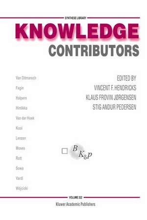 Knowledge Contributors de Vincent F. Hendricks