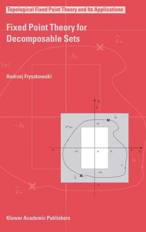 Fixed Point Theory for Decomposable Sets de Andrzej Fryszkowski