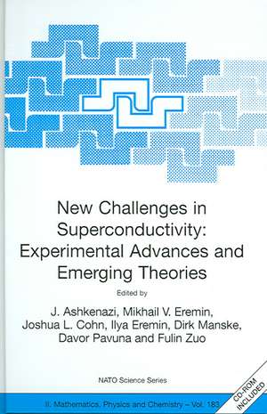 New Challenges in Superconductivity: Experimental Advances and Emerging Theories: Proceedings of the NATO Advanced Research Workshop, held in Miami, Florida, 11-14 January 2004 de J. Ashkenazi