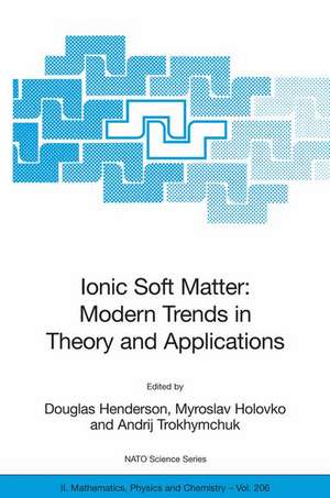Ionic Soft Matter de Douglas Henderson