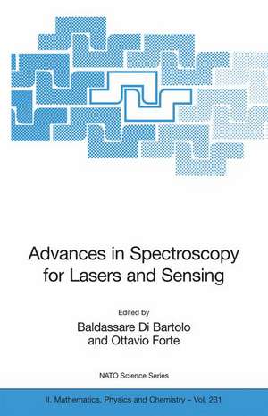 Advances in Spectroscopy for Lasers and Sensing de Baldassare Di Bartolo