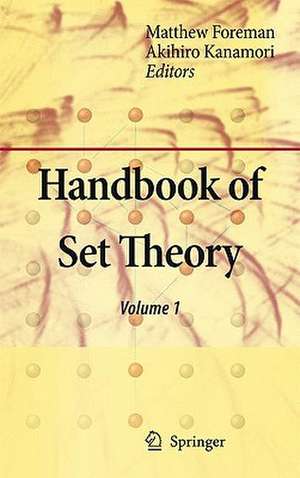 Handbook of Set Theory de Matthew Foreman