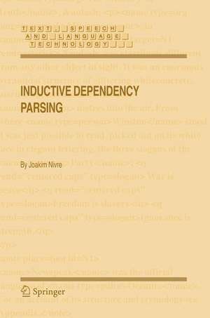 Inductive Dependency Parsing de Joakim Nivre