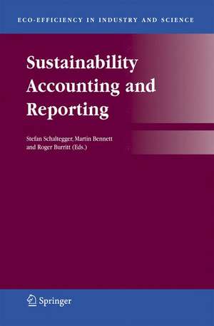 Sustainability Accounting and Reporting de Stefan Schaltegger