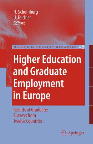 Higher Education and Graduate Employment in Europe: Results from Graduates Surveys from Twelve Countries de Harald Schomburg