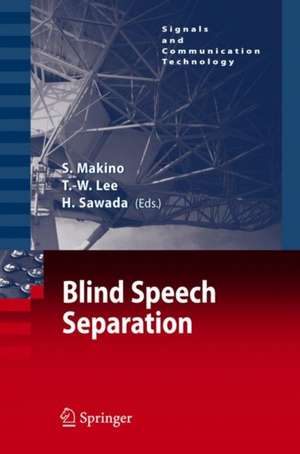 Blind Speech Separation de Shoji Makino