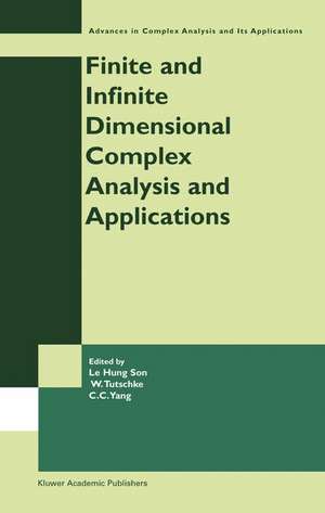 Finite or Infinite Dimensional Complex Analysis and Applications de Le Hung Son