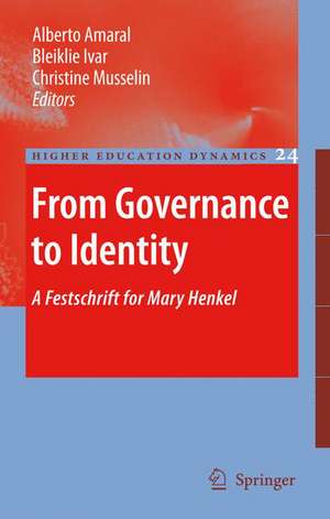 From Governance to Identity: A Festschrift for Mary Henkel de Alberto Amaral