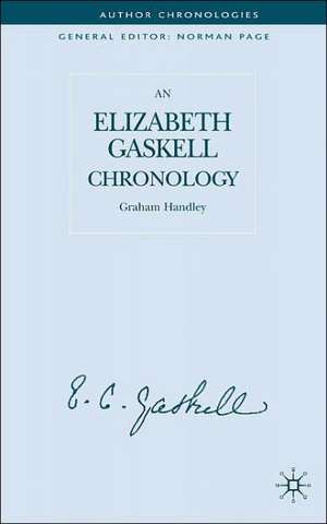 An Elizabeth Gaskell Chronology de G. Handley