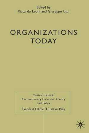 Organizations Today de R. Leoni