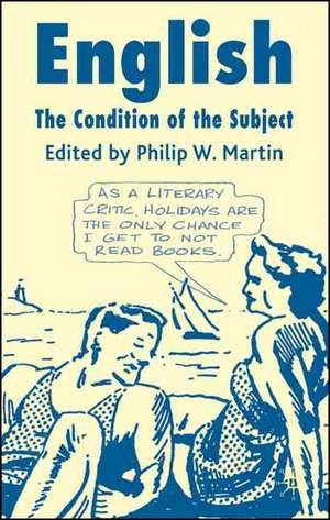 English: The Condition of the Subject de Philip W. Martin