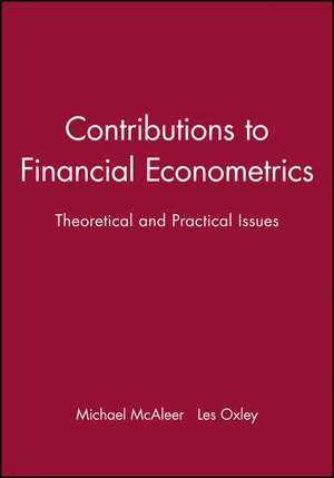 Contributions to Financial Econometrics de M McAleer