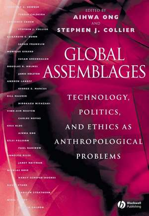 Global Assemblages – Technology, Politics and Ethics as Anthropological Problems de A Ong