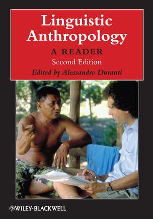 Linguistic Anthropology: A Reader de Alessandro Duranti