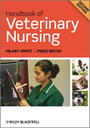 Handbook of Veterinary Nursing 2e de H Orpet