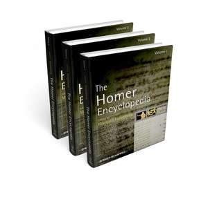 The Homer Encyclopedia 3V Set de M Finkelberg