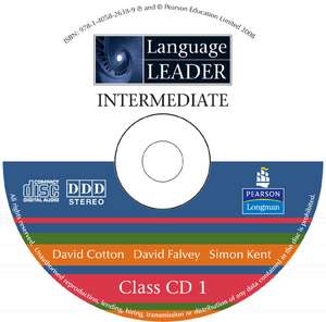 Language Leader Intermediate Class CD de David Cotton