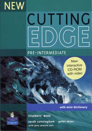 New Cutting Edge Pre-Intermediate Students Book and CD-Rom Pack de Frances Eales