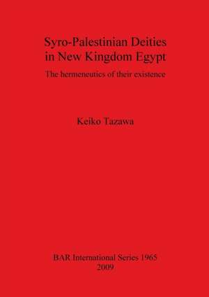 Syro-Palestinian Deities in New Kingdom Egypt: The Hermeneutics of Their Existence de Keiko Tazawa