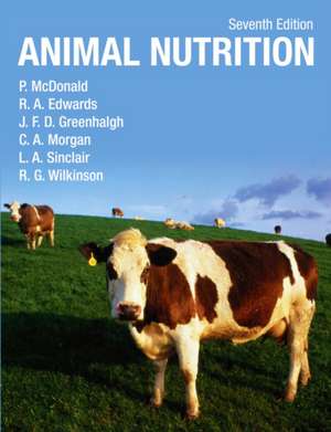 McDonald, P: Animal Nutrition de Robert Wilkinson