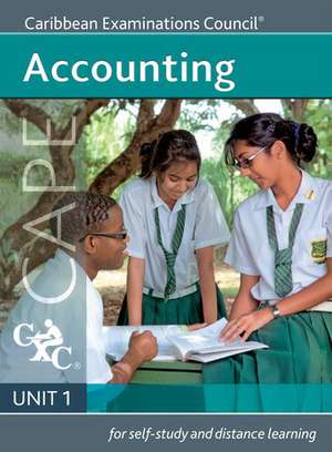 Accounting CAPE Unit 1 A CXC Study Guide de Caribbean Examinations Council