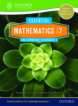 Essential Mathematics for Cambridge Lower Secondary Stage 7 de Sue Pemberton