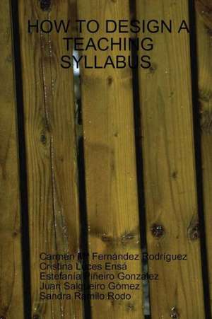 Designing a Good Teaching Syllabus de Cristina Luaces Ensa