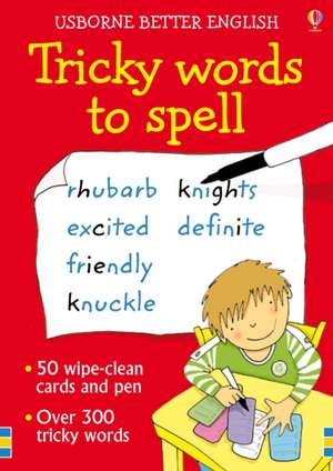 Tricky Words to Spell Usborne Better English Cards