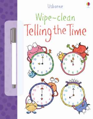 Wipe-clean Telling the Time de JESSICA GREENWELL