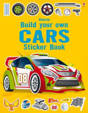 Build your own Cars Sticker book de Simon Tudhope