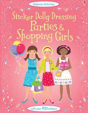 Sticker Dolly Dressing Parties & Shopping de Fiona Watt