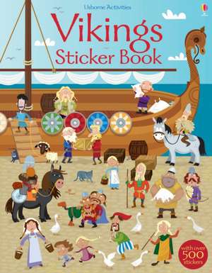 Vikings Sticker Book de Fiona Watt