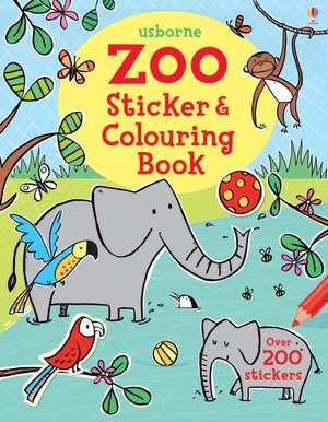 Zoo Sticker and Colouring Book de JESSICA GREENWELL