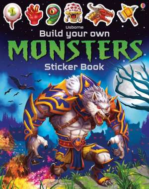 Build Your Own Monsters Sticker Book de Simon Tudhope