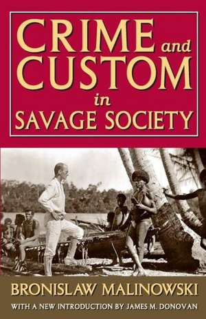 Crime and Custom in Savage Society de Russell Smith