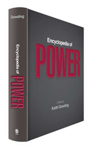 Encyclopedia of Power de Keith Dowding