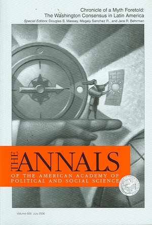 Chronicle of a Myth Foretold: The Washington Consensus in Latin America de Douglas S. Massey