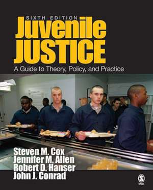 Juvenile Justice: A Guide to Theory, Policy, and Practice de Steven M. Cox