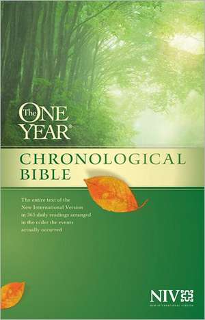 One Year Chronological Bible-NIV de Tyndale House Publishers