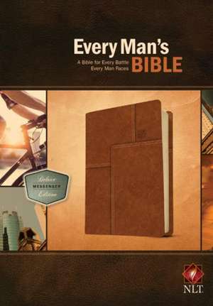 Every Man's Bible-NLT Deluxe Messenger de Tyndale House Publishers